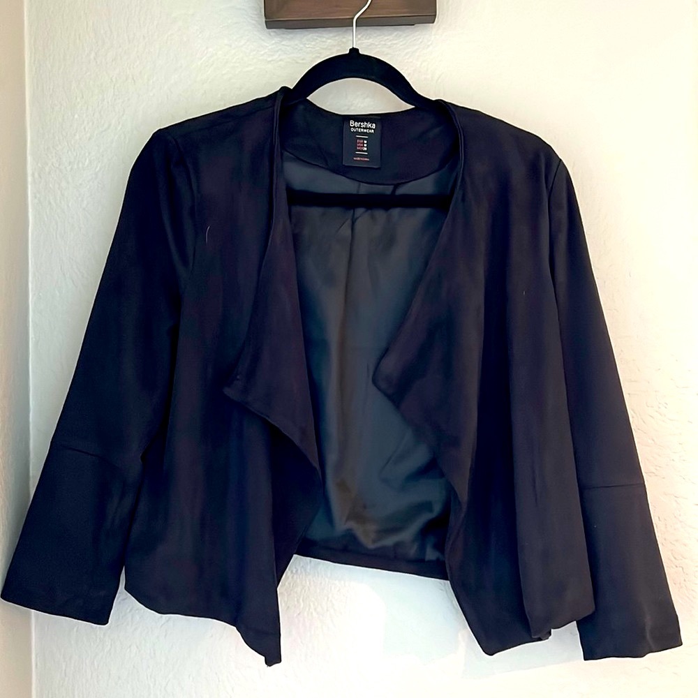 Bershka Black Cropped Blazer | Good condition